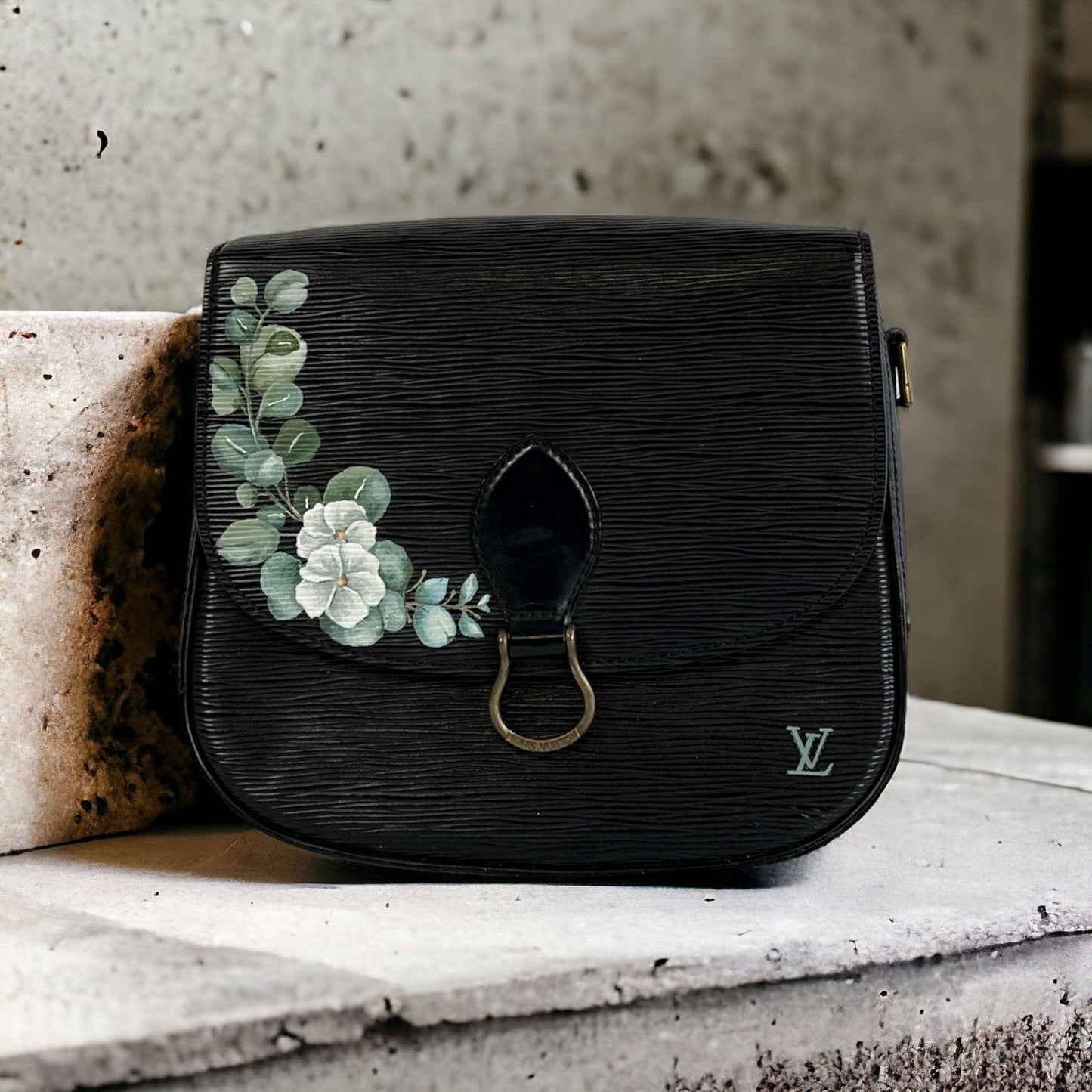 Hand painted Louis Vuitton Bag