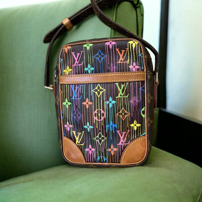 Hand painted Louis Vuitton Bag
