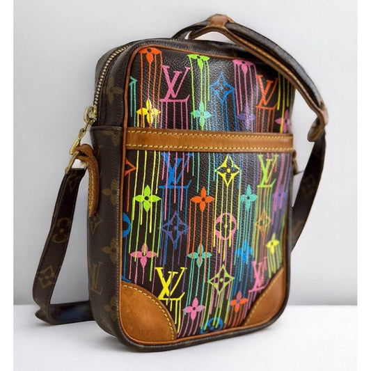 Hand painted Louis Vuitton Bag
