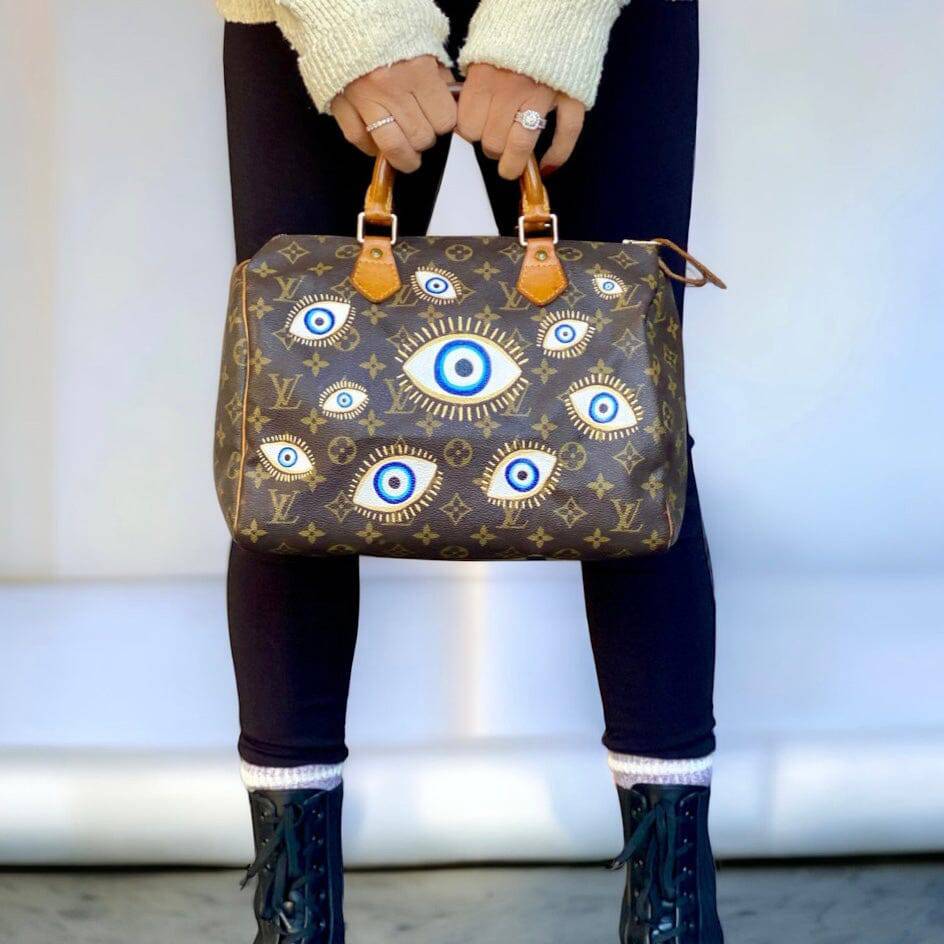 Louis Vuitton Hand-Painted - Evil Eye 🧿