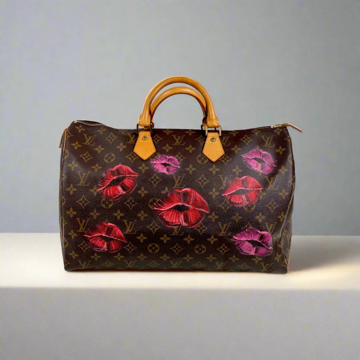 Hand painted Louis Vuitton Bag