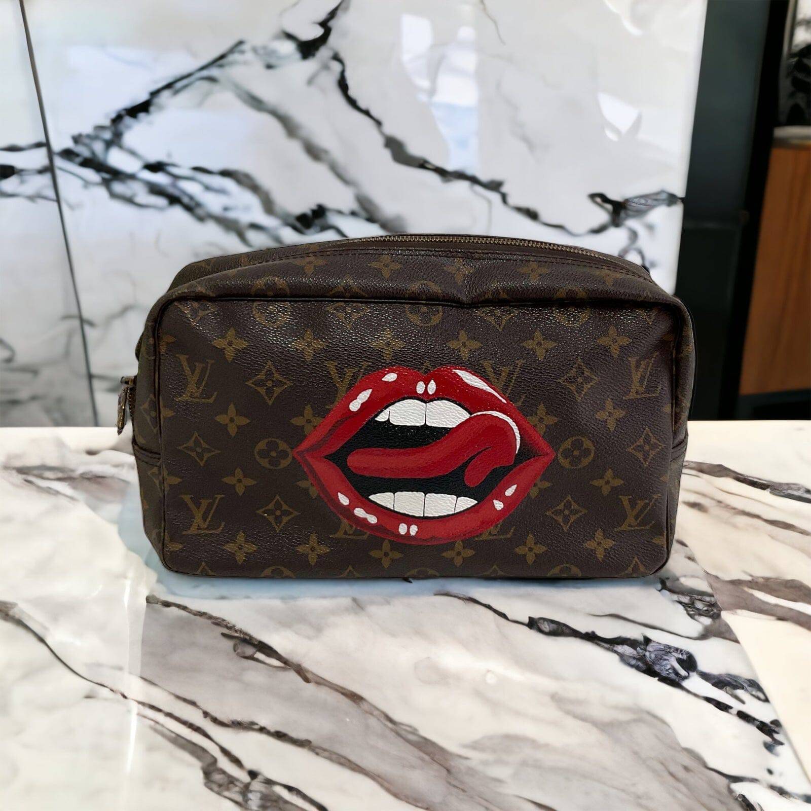 Hand painted Louis Vuitton Bag