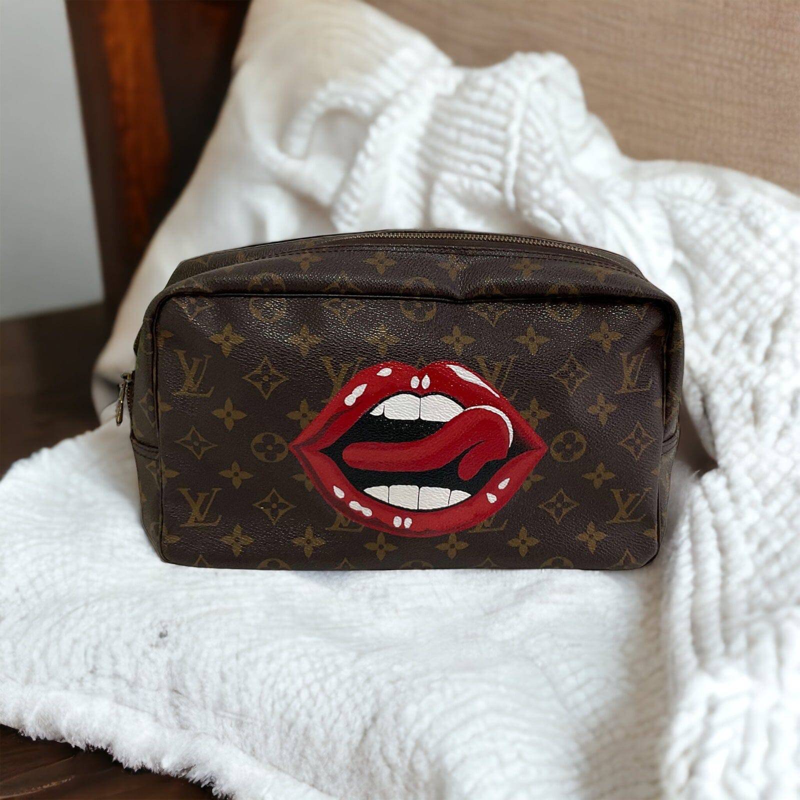 Hand painted Louis Vuitton Bag