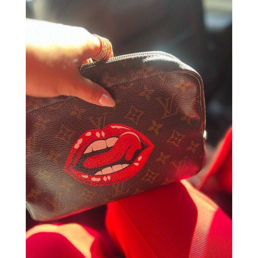 Hand painted Louis Vuitton Bag