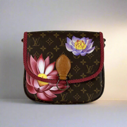 Hand painted Louis Vuitton Bag