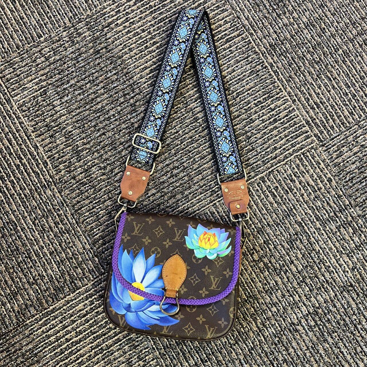 Hand painted Louis Vuitton Bag