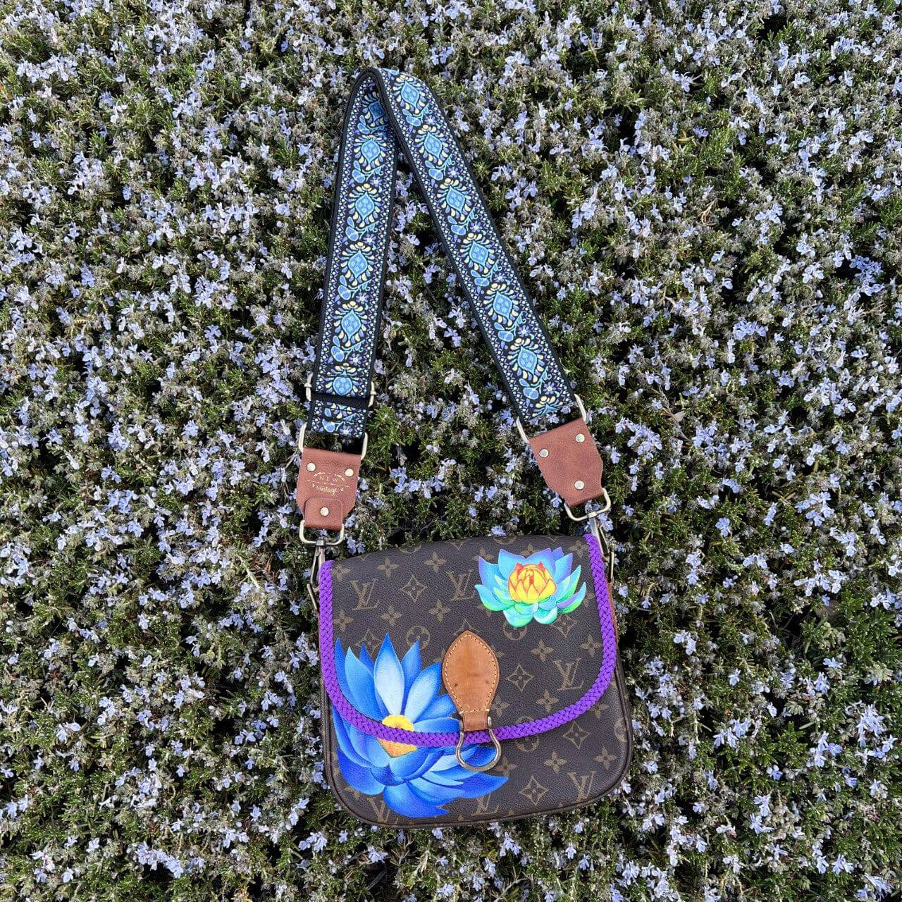 Hand painted Louis Vuitton Bag