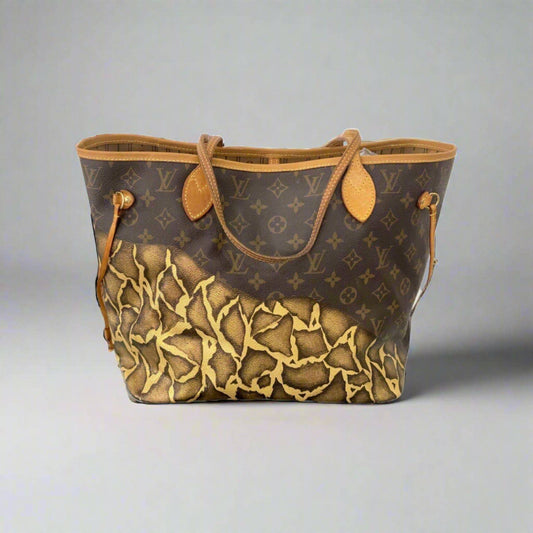 Hand painted Louis Vuitton Bag