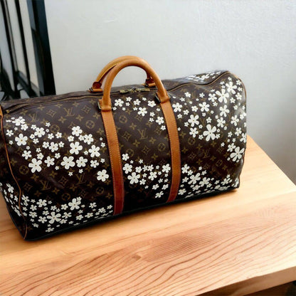 Hand painted Louis Vuitton Bag