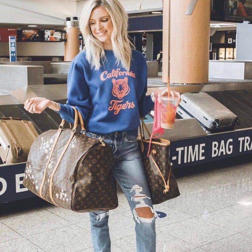 Hand painted Louis Vuitton Bag