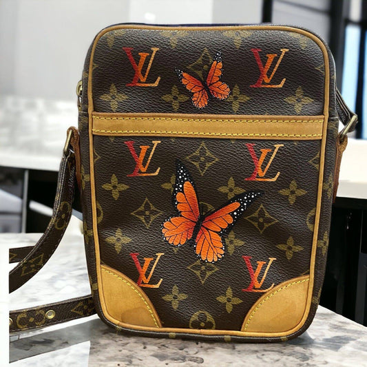 Hand painted Louis Vuitton Bag