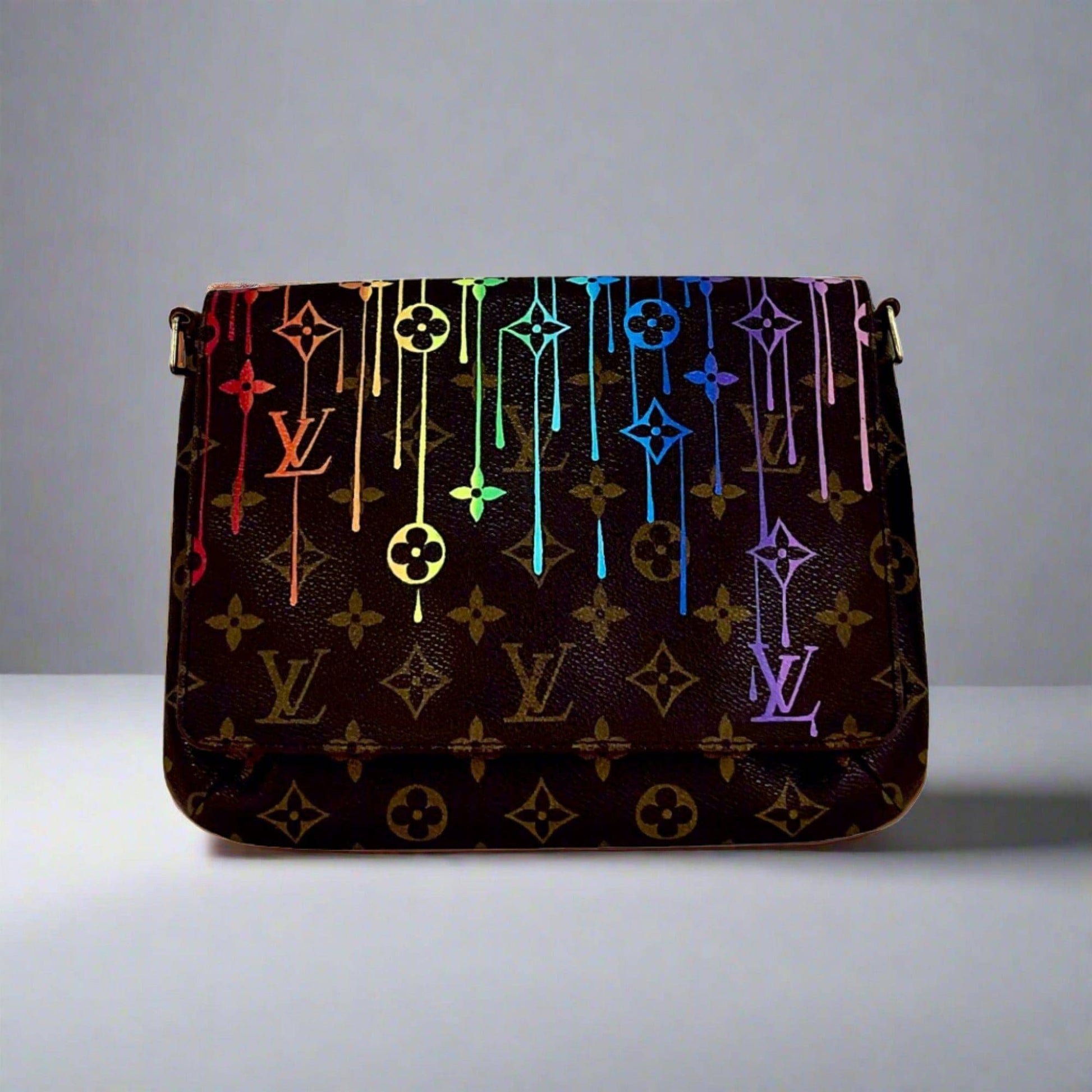 Hand painted Louis Vuitton Bag