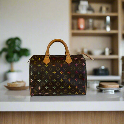 Hand painted Louis Vuitton Bag
