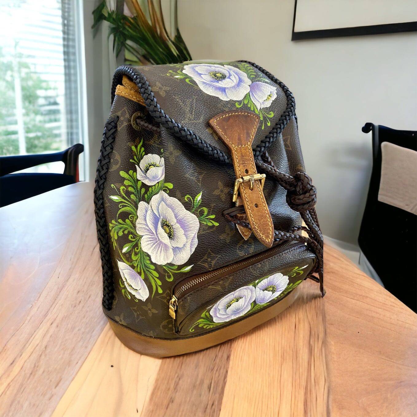 Hand painted Louis Vuitton Bag