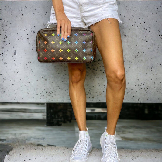 Hand painted Louis Vuitton Bag
