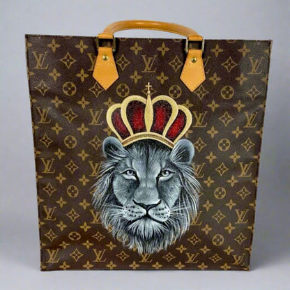 Hand painted Louis Vuitton Bag