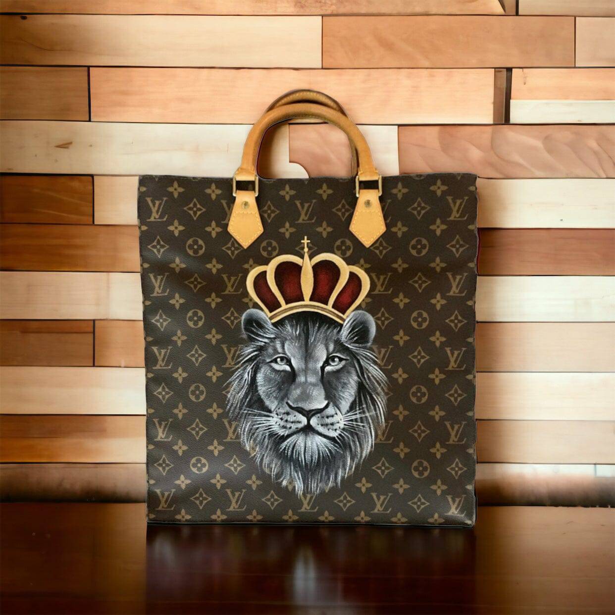 Hand painted Louis Vuitton Bag