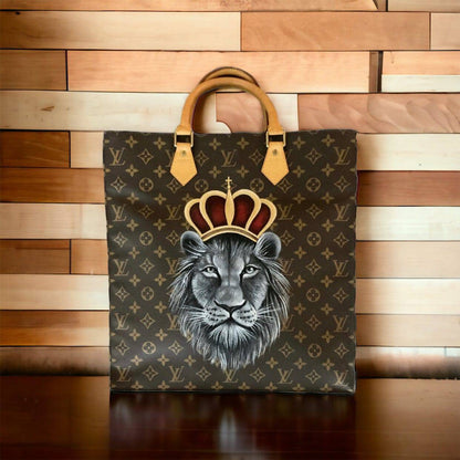 Hand painted Louis Vuitton Bag