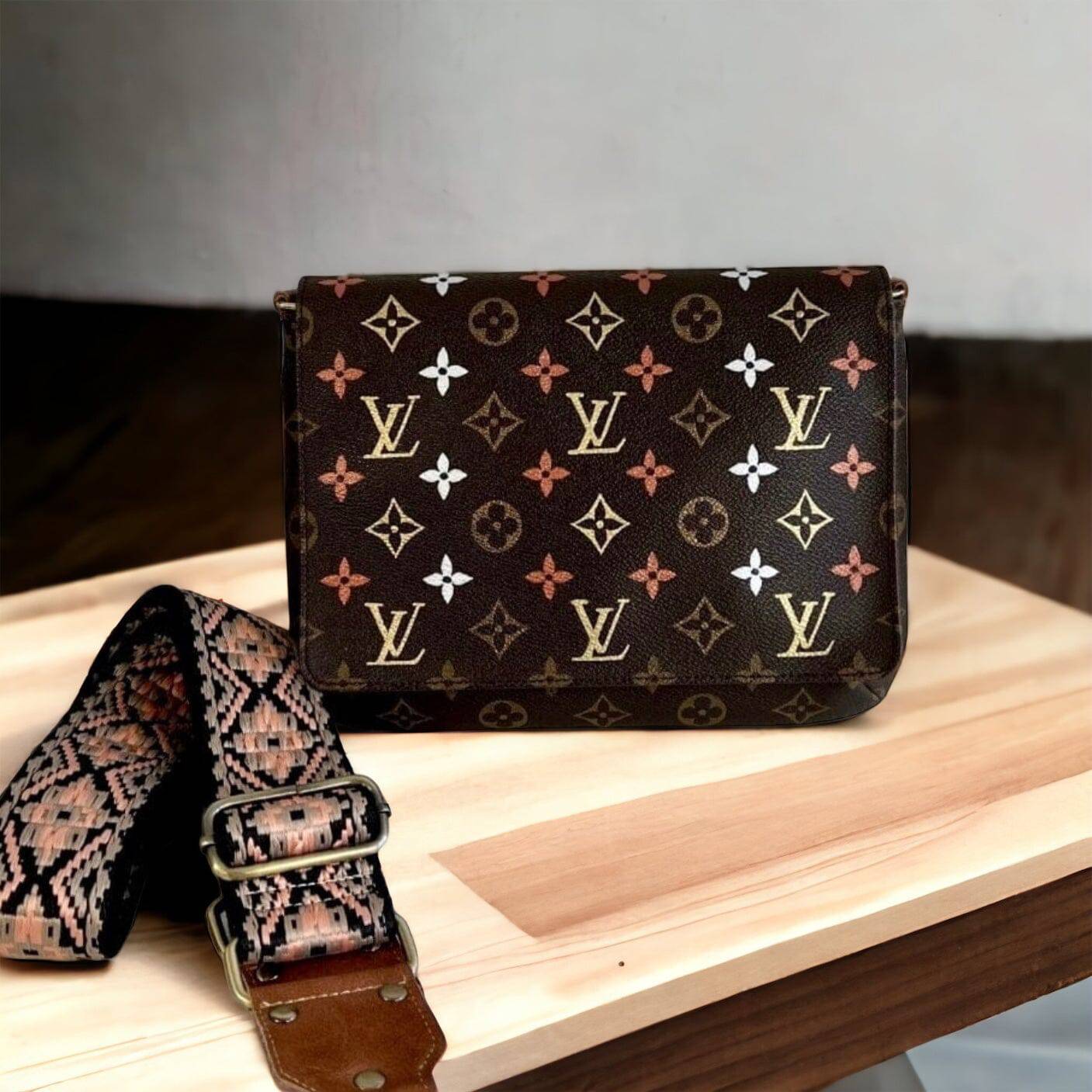 Hand painted Louis Vuitton Bag
