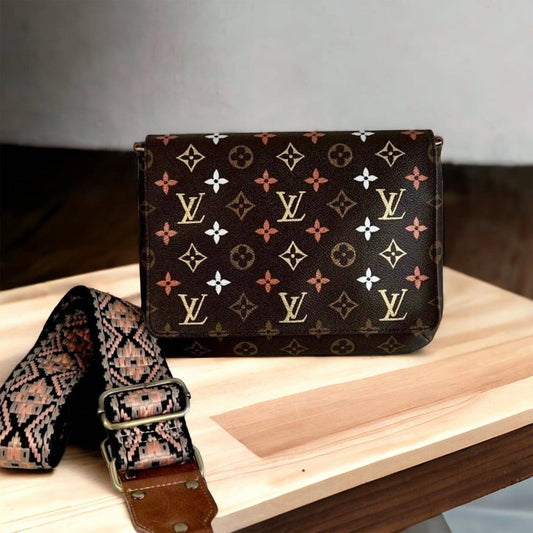Hand painted Louis Vuitton Bag