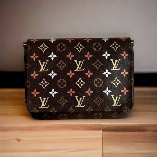 Hand painted Louis Vuitton Bag