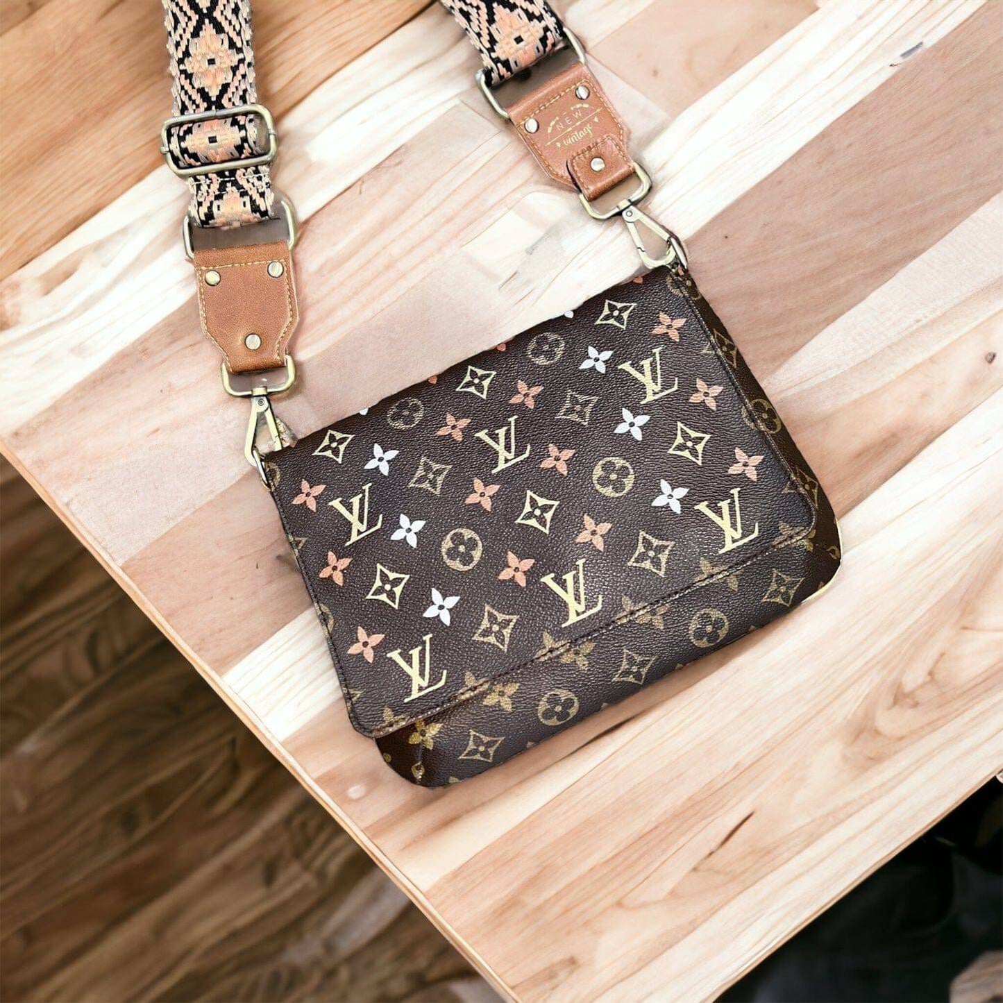 Hand painted Louis Vuitton Bag