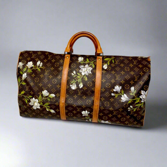 Hand painted Louis Vuitton Bag