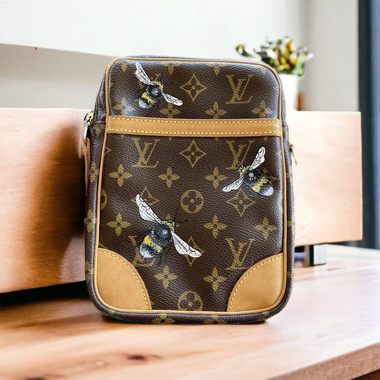 Hand painted Louis Vuitton Bag