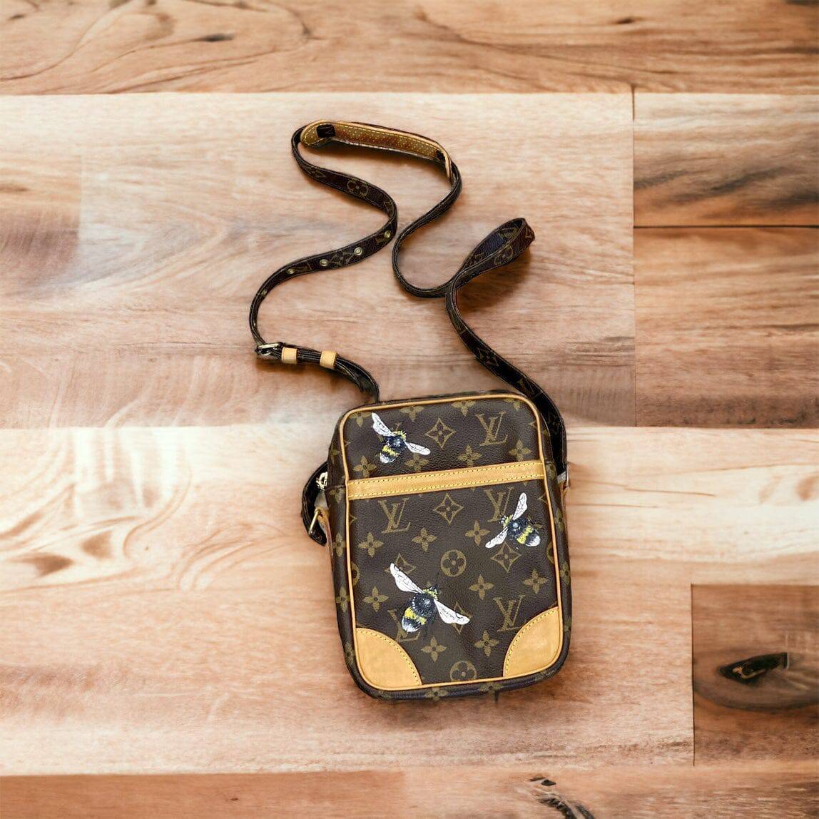 Hand painted Louis Vuitton Bag