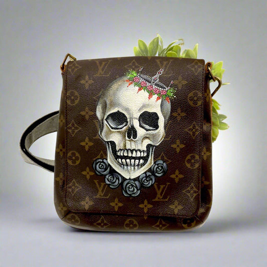 Hand painted Louis Vuitton Bag