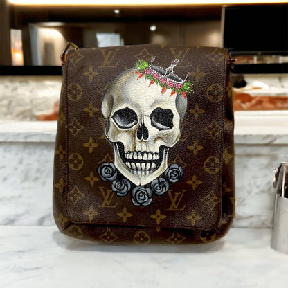 Hand painted Louis Vuitton Bag