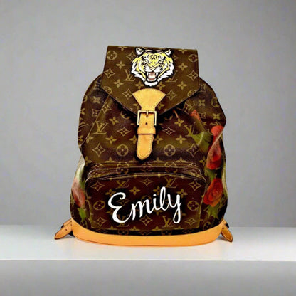 Hand painted Louis Vuitton Bag