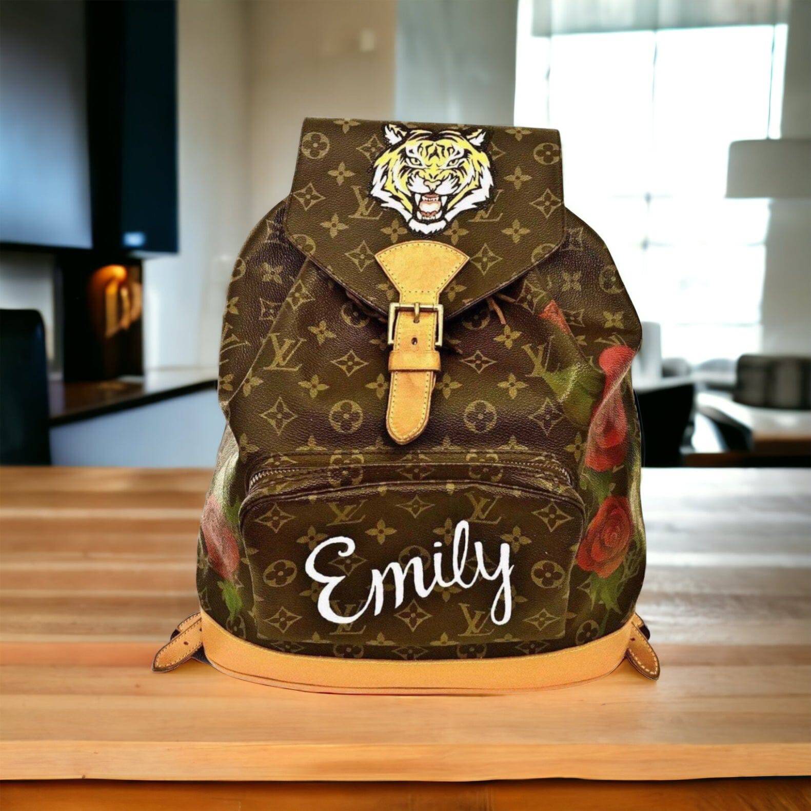 Hand painted Louis Vuitton Bag