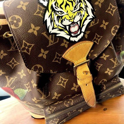 Hand painted Louis Vuitton Bag