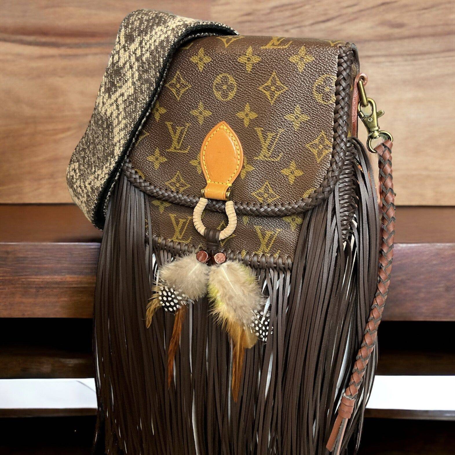 fringe louis vuitton backpack Louis Vuitton Hand-Painted