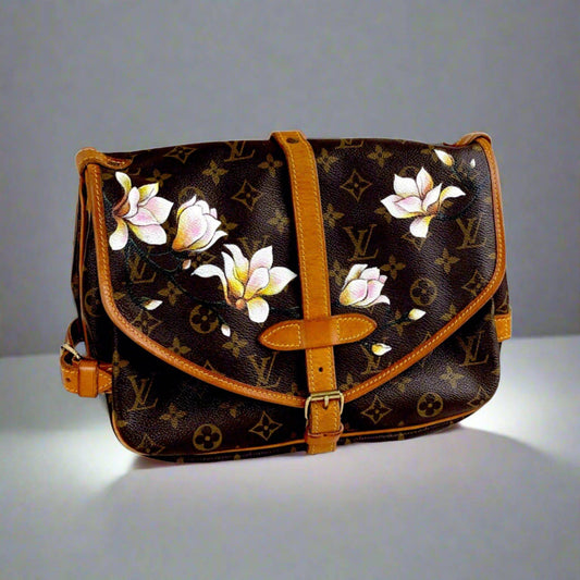 Hand painted Louis Vuitton Bag