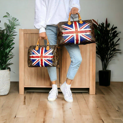 Hand painted Louis Vuitton Bag