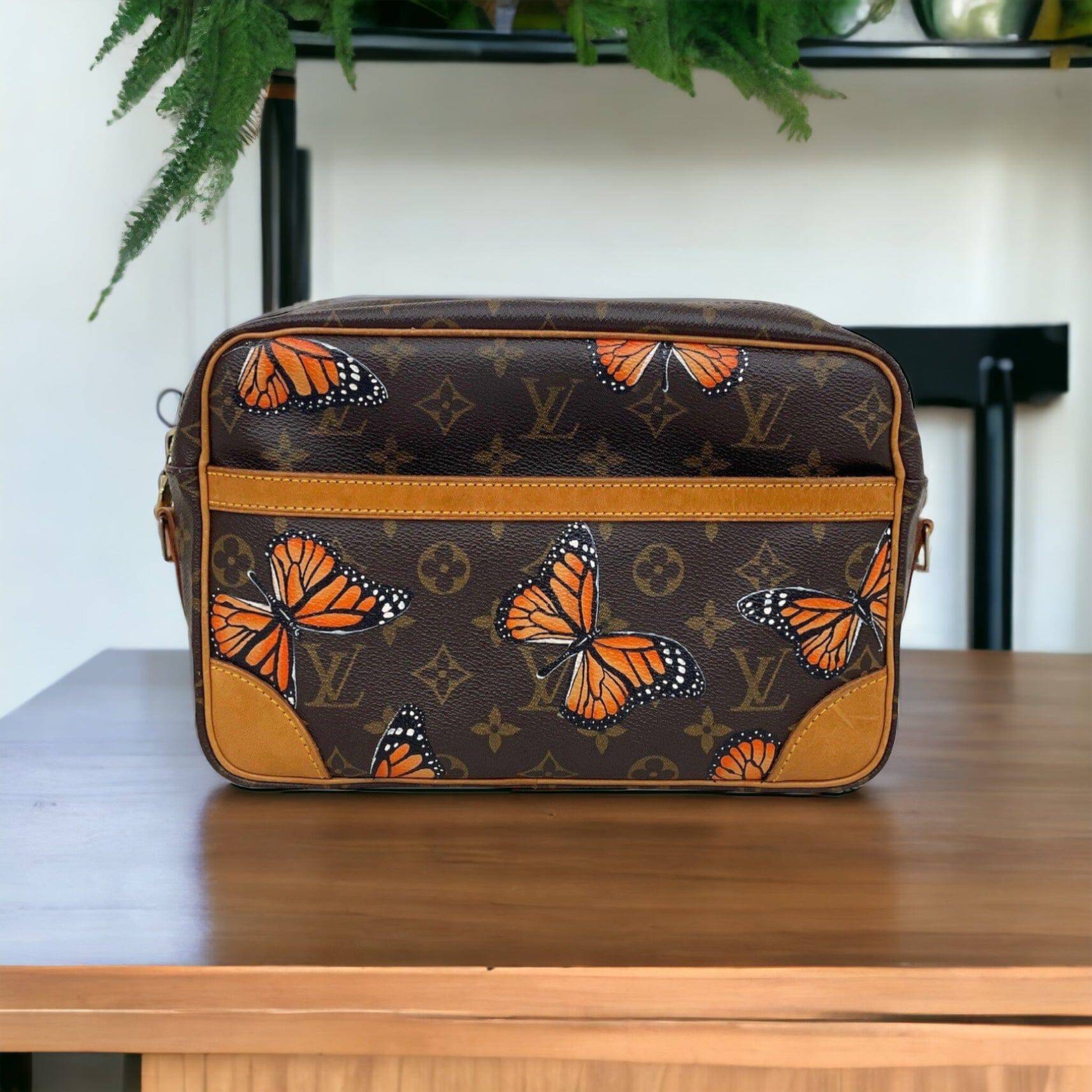 Hand painted Louis Vuitton Bag