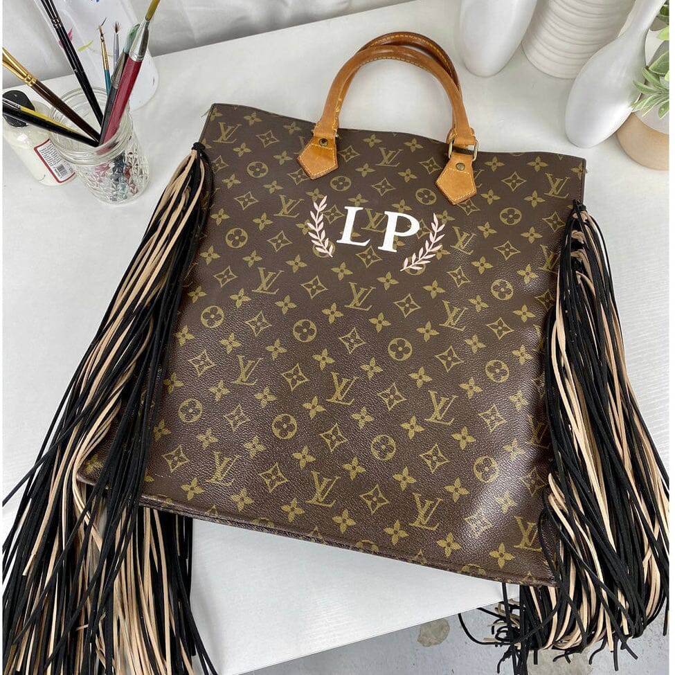 Hand painted Louis Vuitton Bag