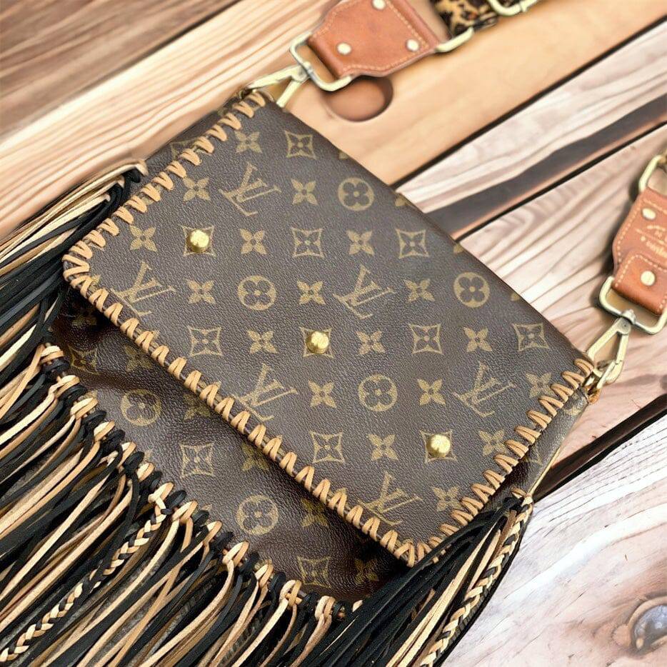 Hand painted Louis Vuitton Bag