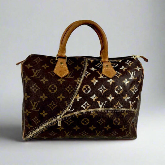 Hand painted Louis Vuitton Bag
