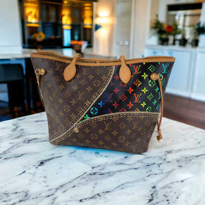 Hand painted Louis Vuitton Bag