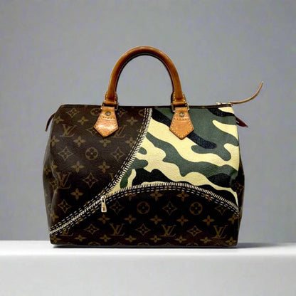 Hand painted Louis Vuitton Bag