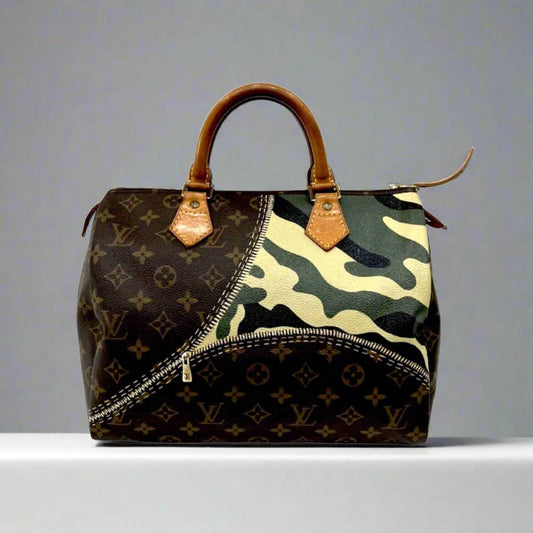 Hand painted Louis Vuitton Bag