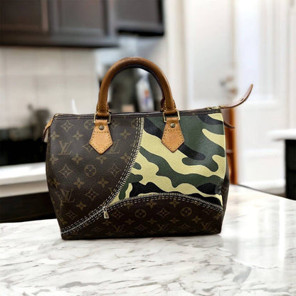 Hand painted Louis Vuitton Bag