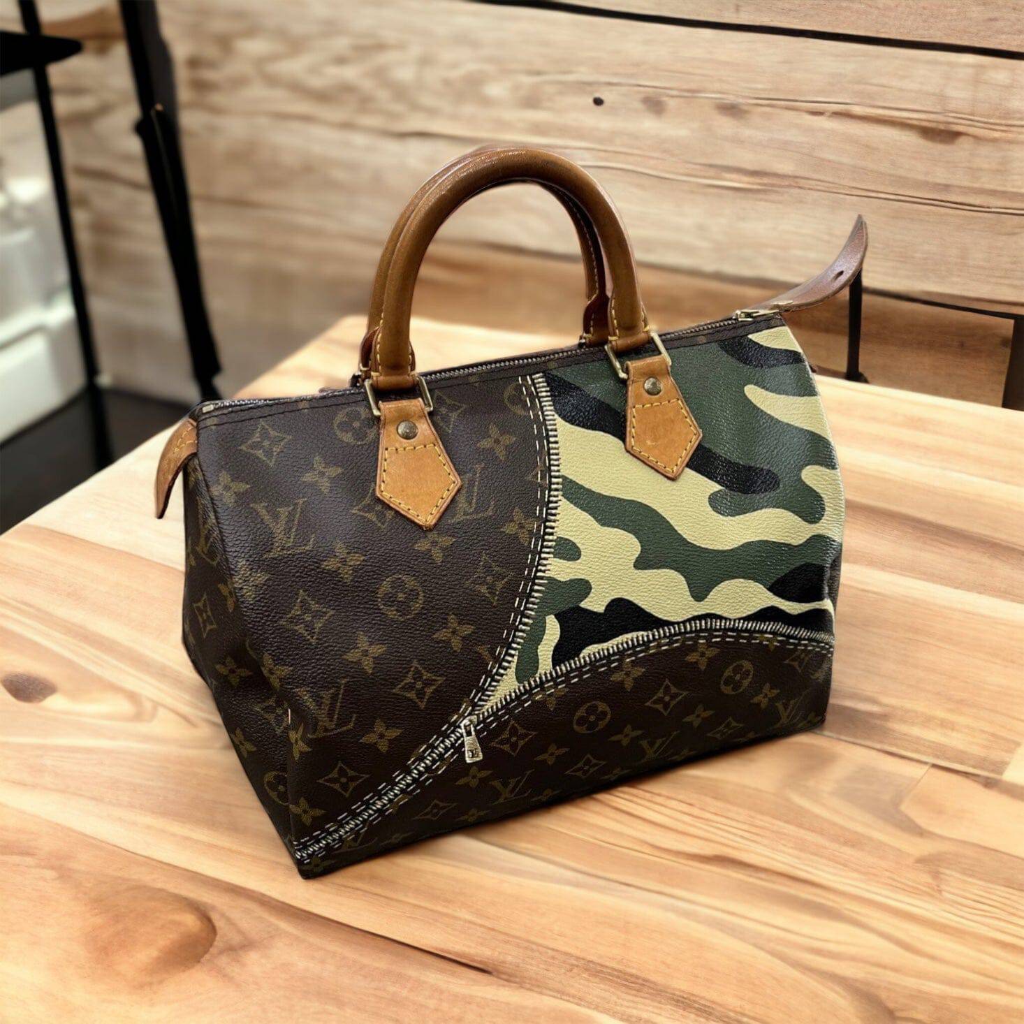 Hand painted Louis Vuitton Bag