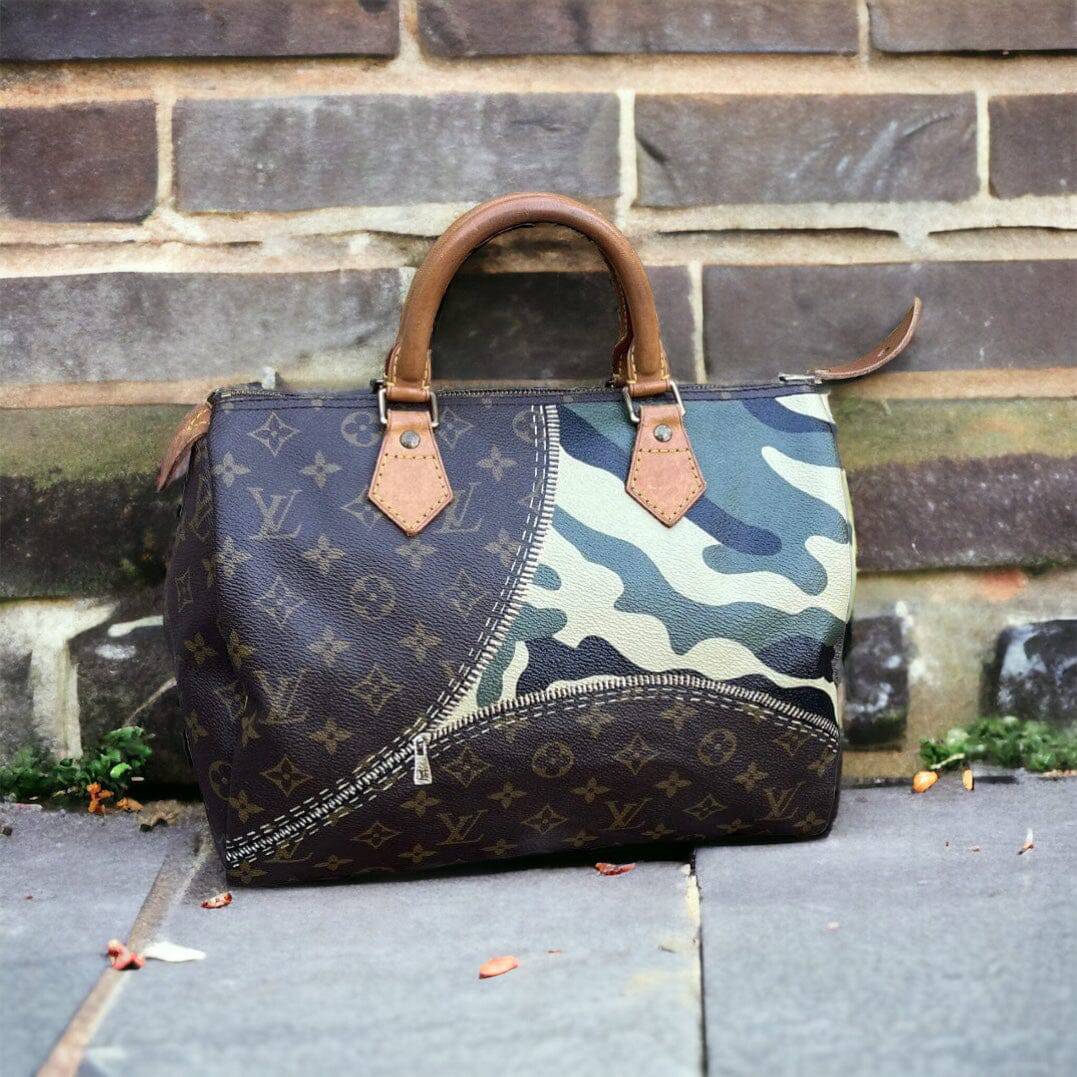 Hand painted Louis Vuitton Bag