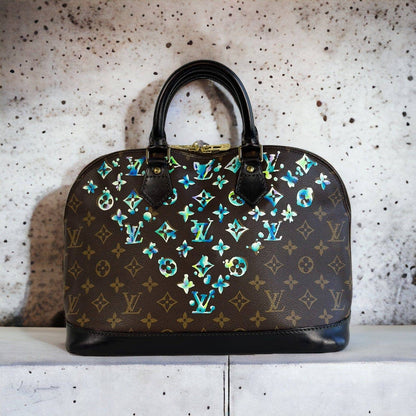Hand painted Louis Vuitton Bag