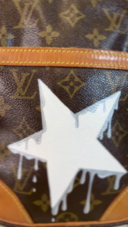 Louis Vuitton Hand-Painted - Dripping Star - Ready to Ship