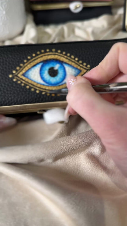 Evil Eye BUNDLE - Pouch and Glasses case